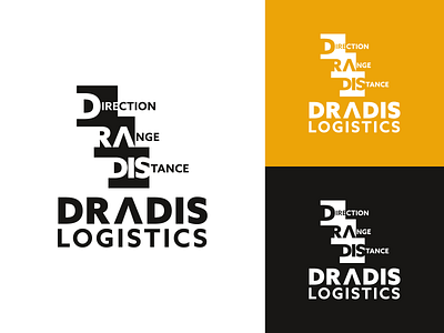 DRADIS LOGISICS branding business logo food logo graphic design logo minimalist typography ui ux website