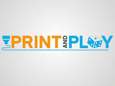 Print and Play branding business logo food logo logo media minimal typography ui ux website