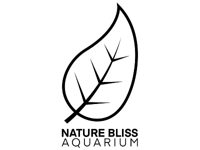 Nature bliss aquriam branding business logo food logo illustration logo design minimalist typography ui ux website