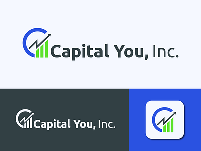 Capital you, Inc. branding business logo design education financial logo food logo funds illustration logo minimalist retirement plans stocks typography ux website