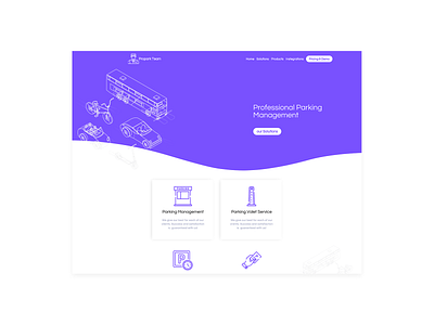 Propark Team Website Design branding colorful css design gradient html icon illustration illustrator logo modern psd psdtohtml typography ui ux vector web website wordpress