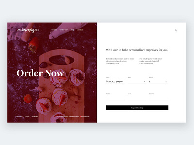 Bakersley — Order Page Design