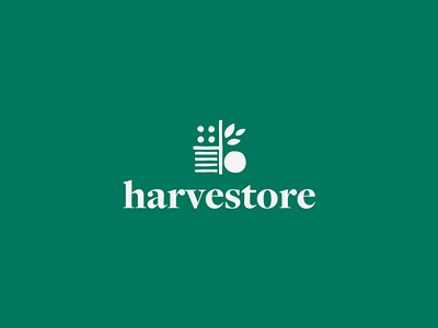Harvestore — Brand Logo Design branding design illustration logo vector web web design