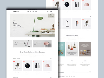 WoodStore - Ecommerce Website Design