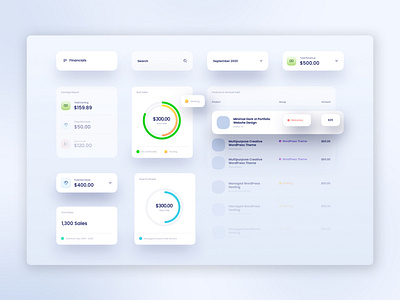 Finance Management SaaS App UI