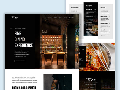 The Zenith - Web Design for a Chinese Restaurant branding design illustration saas saas app ui ux web web design website websites