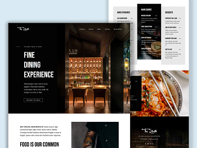 The Zenith - Web Design for a Chinese Restaurant