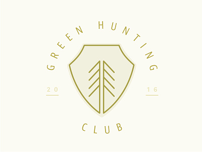 Green Hunting Club Alt Mark 3 - Patch logo patch tree