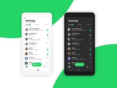 Whatsapp UI concept