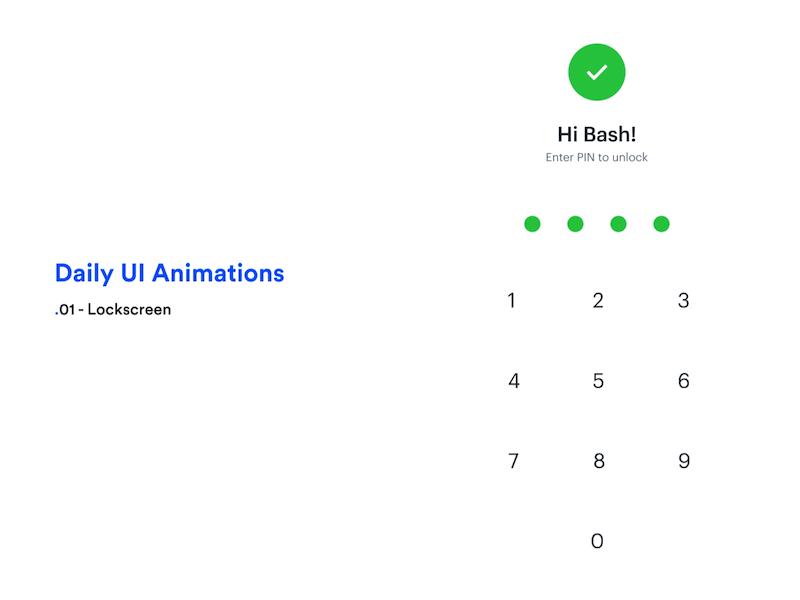 Daily UI Animation 01