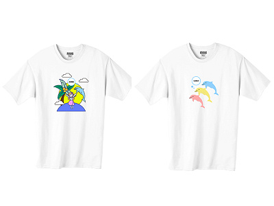 Summer illustration T-shirt