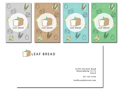 Leafbread Business Card business card design