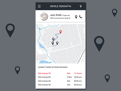 dailyui #020 Location Tracker dailyui 020 location tracker