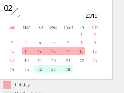 dailyui #038 Calendar dailyui 038 calendar