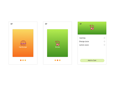 dailyui #043 Food/Drink Menu dailyui 043 fooddrink menu