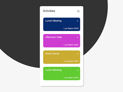 dailyui #047 Activity Feed