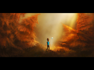 Journey digitalpainting forest ilustration journey sketch