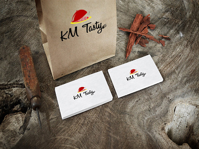 KM Tasty Logo Design design graphic logo