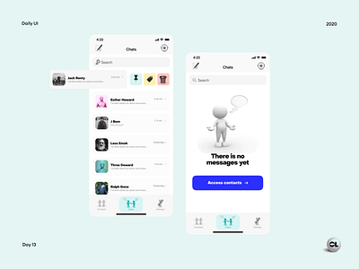 Direct messeging - Daily UI #013 design ui ux webdesign