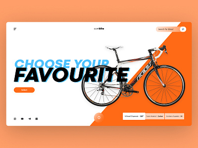 Bike Shop Website bike bike shop bike website buy. design shop ui ux web webdesign website design