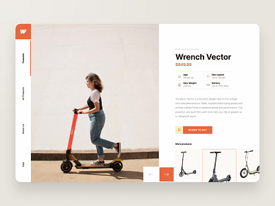 Wrench • E-scooter Website