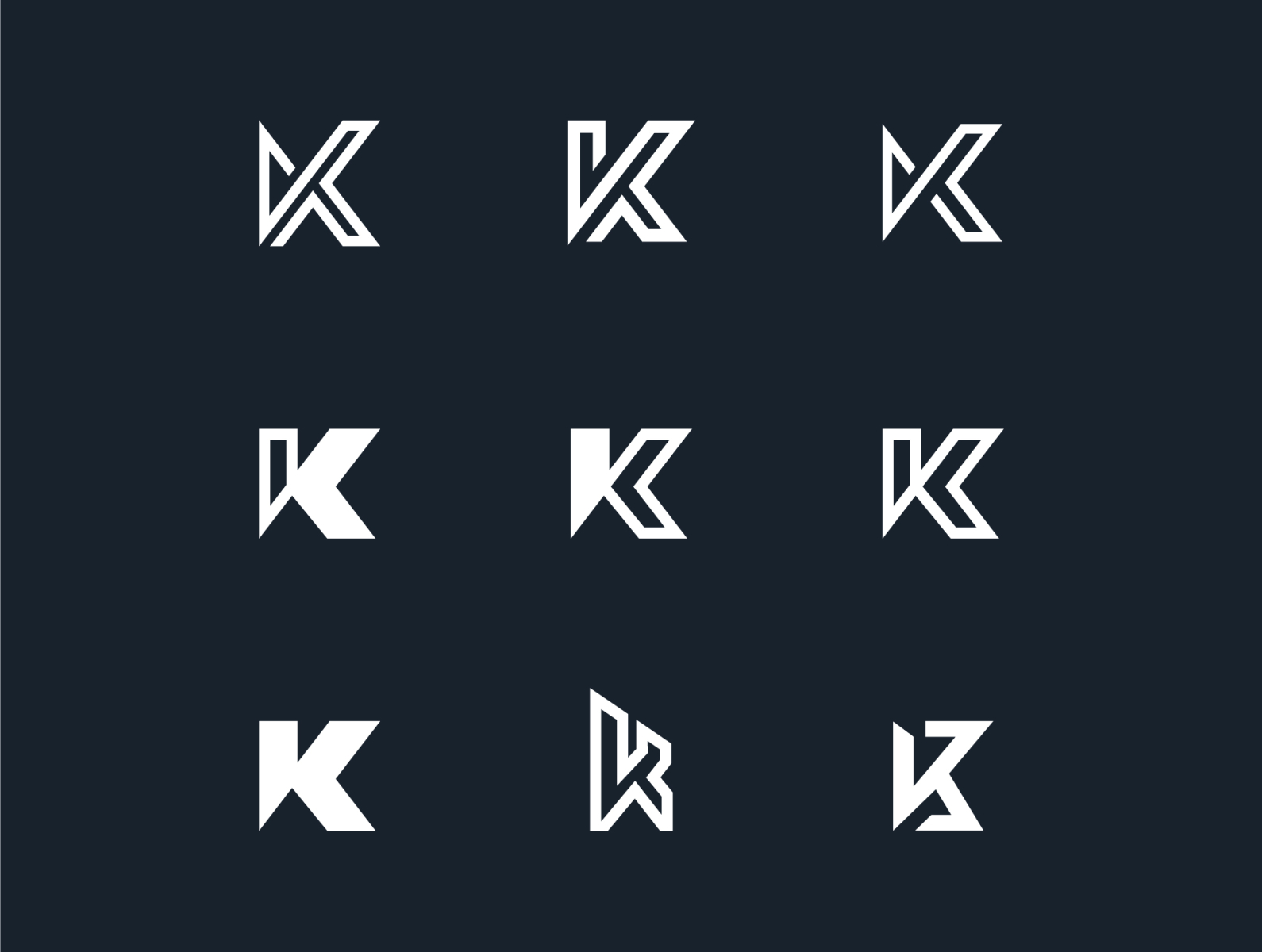 letter K concepts by Megades!gn on Dribbble