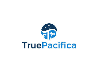 true pacifica logo concept brand branding design icon logo logo design logo design concept