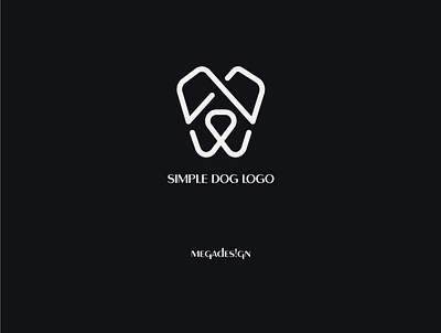 ( UNUSED ) dog logo concept brand branding design dog dog logo dogs icon logo logo design
