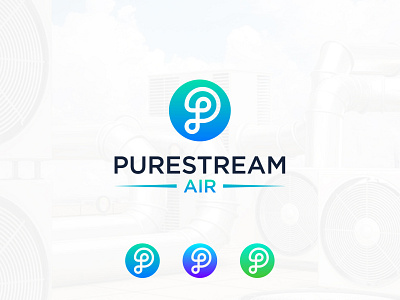 logo for purstream air HVAC co