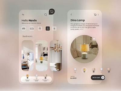 Home Decor App app decor graphic design home decor ui uiux
