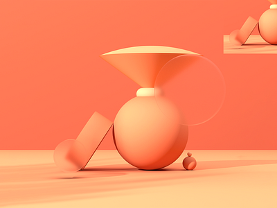 Abstract Exploration 02/03 3d blender3d branding cinema4d clean concept design minimal ui ux