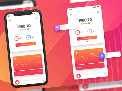 Money Wallet App Concept