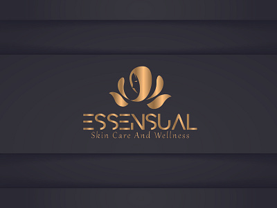 Essensual branding creative fashion flat lady logo minimalist logo minimlist modern type typography unique vector