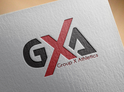 GXA LOGO. branding creative flat logo minimalist logo minimlist modern type unique vector