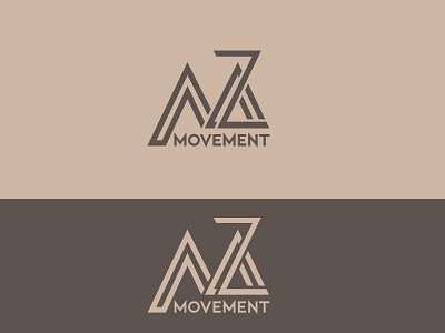 MAZ MOVEMENT branding design flat illustration logo minimalist logo modern type unique vector