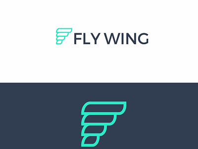 Fly Wing branding f f logo flat fly fly wing logo design concept minimalist modern simple unique