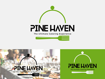 pine heaven branding clean creative design flat illustration logo minimalist minimalist logo minimlist modern type typography unique vector