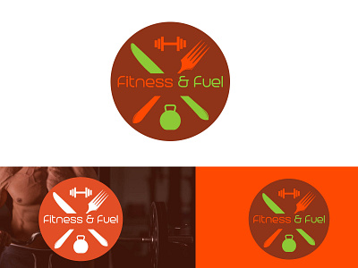 Fitness & Fuel branding creative design fitness fuel fitness logo flat fuel logo minimalist logo minimlist modern type typography unique vector