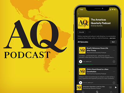 AQ podcast branding design logo logo design podcast logo