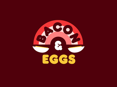 Eggs are neat. bacon egg rainbow