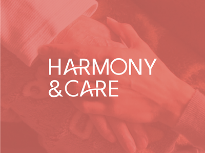 Harmony & Care Case Study app design case study creative direction icon design logo design print material startup visual identity webdesign