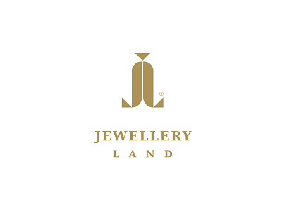 Jewellery Land brand mark branding design diamond graphic design jewellery jewellery logo jewellery store logo