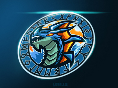 Sea Serpents dragon esports gaming illustration logo mascot monster sea sports team