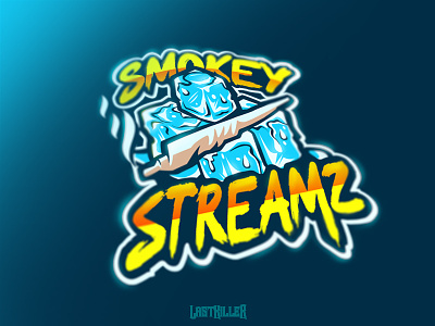 Smokey Streamz cartoon cubes esports gaming ice illustration logo mascot sports twitch