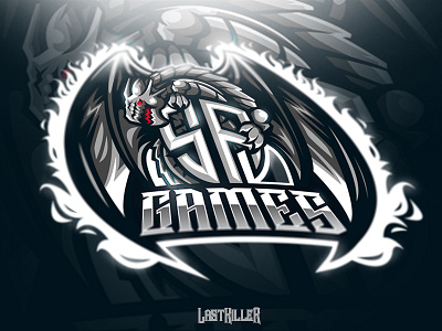 another version of SA games logo cartoon dragon esports gaming illustration logo mascot sports twitch