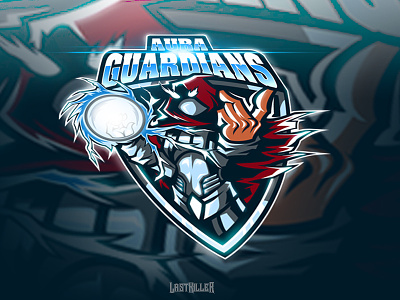 Aura Guardians branding esports esports logo gaming guardians illustration logo mascot sports sportslogo streamer twitch