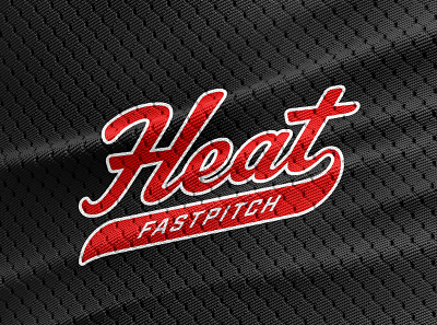Heat - Softball Logo Design baseball baseball logo branding design jersey jersey branding logo mockup softball softball branding softball logo sports sports branding