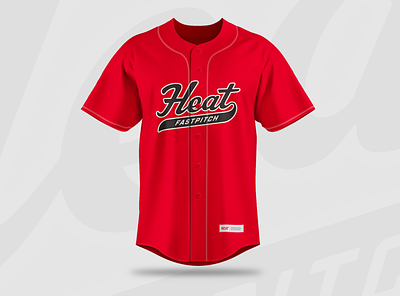 Heat - Softball Logo Design branding design logo softball softball design sports sports design vector