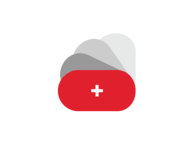 Swiss Knife army clean graphic illustration knife logo red simple swiss vector