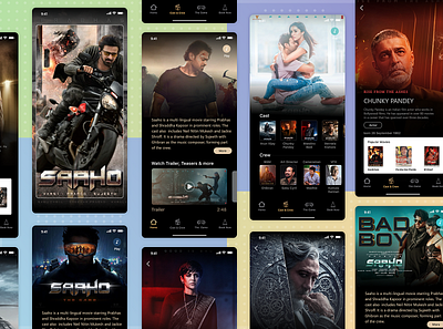 Saaho Movie App Concept indianmovie saaho appconcept uidesign